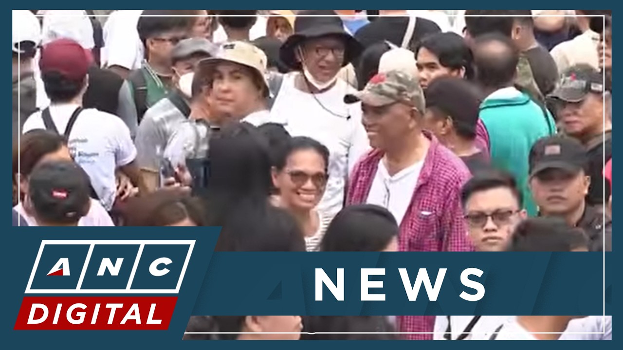 Religious group holds EDSA rally protesting Marcoleta's plunder case, to continue for 2nd day | ANC