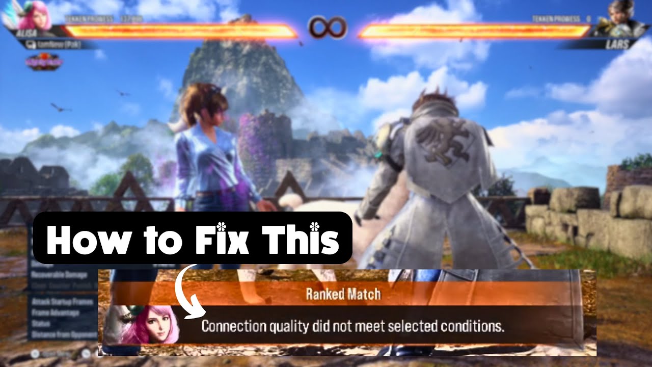How to Fix Tekken 8 Delayed Online Match Finding Issue | Connection Quality Did Not Meet Conditions