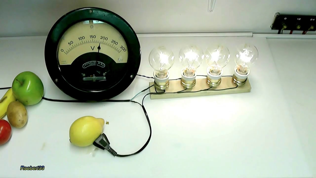 Electrical conductivity fruit tests