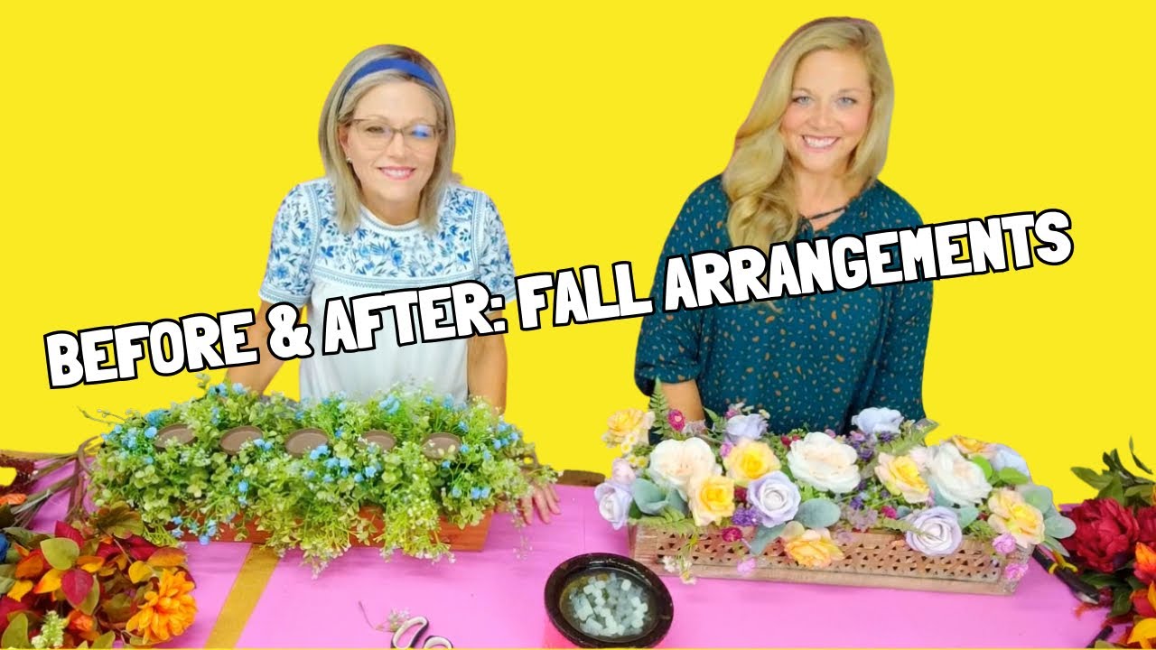 Before & After: Fall Arrangement Makeover Anyone Can Do!