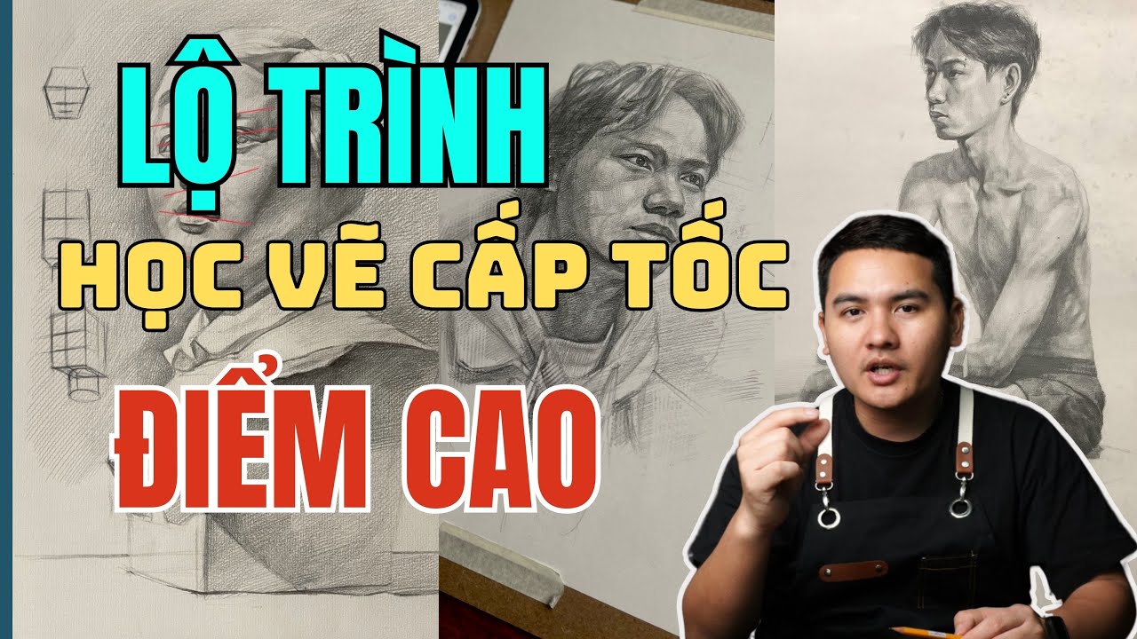 Tiết lộ lộ trình HỌC VẼ CẤP TỐC trong 2 tháng