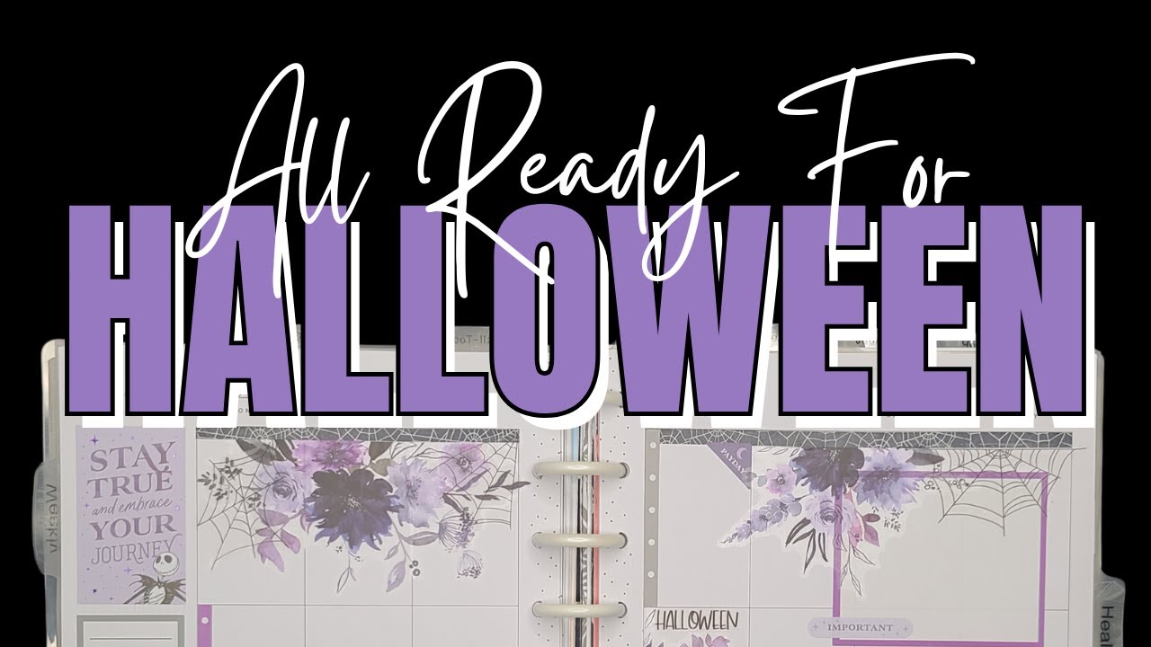 Luxe Fall Live Love Posh | Happy Planner Classic Vertical Layout | Happy Planner Plan with Me