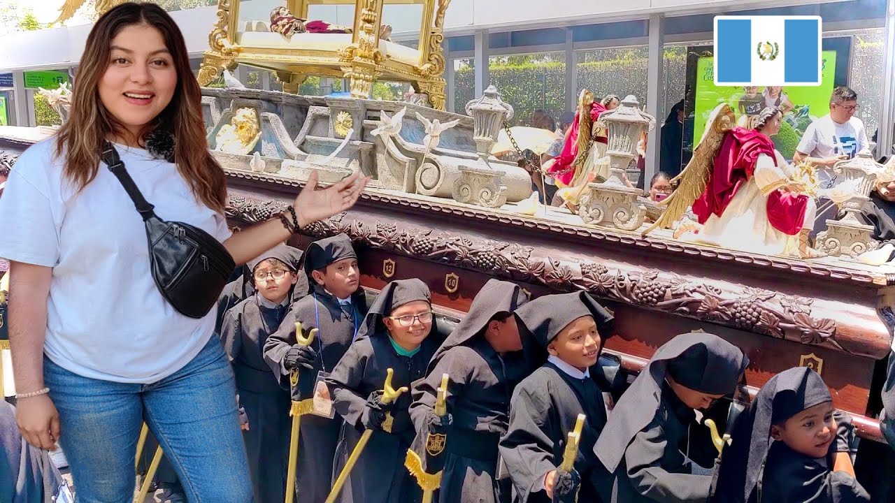 PROCESIÓN INFANTIL de PARROQUIA de SANTO DOMINGO en CIUDAD de GUATEMALA 🇬🇹 30 MARZO 2024 | Celinaz