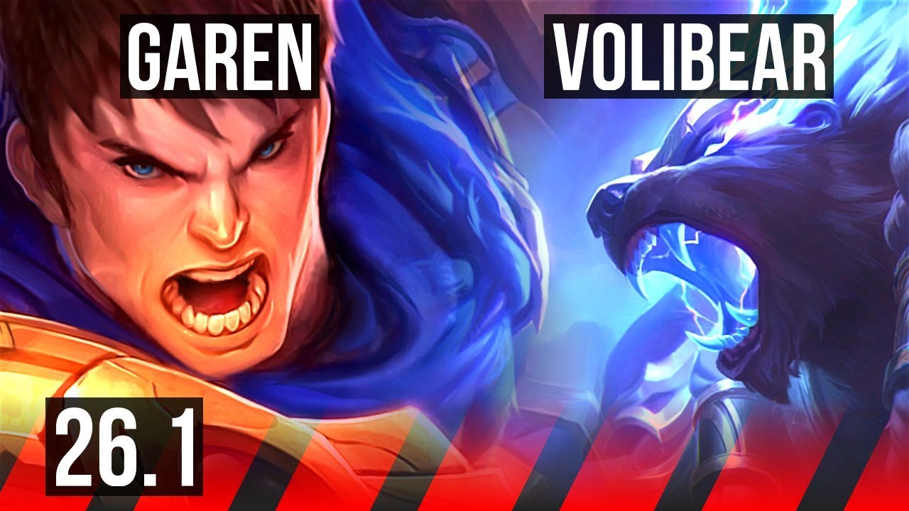 GAREN vs VOLIBEAR (TOP) | KR Diamond | 26.1