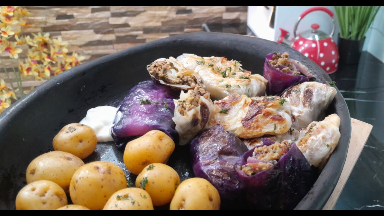 Rollito de Repollo con carne Molida o Niño Envuelto