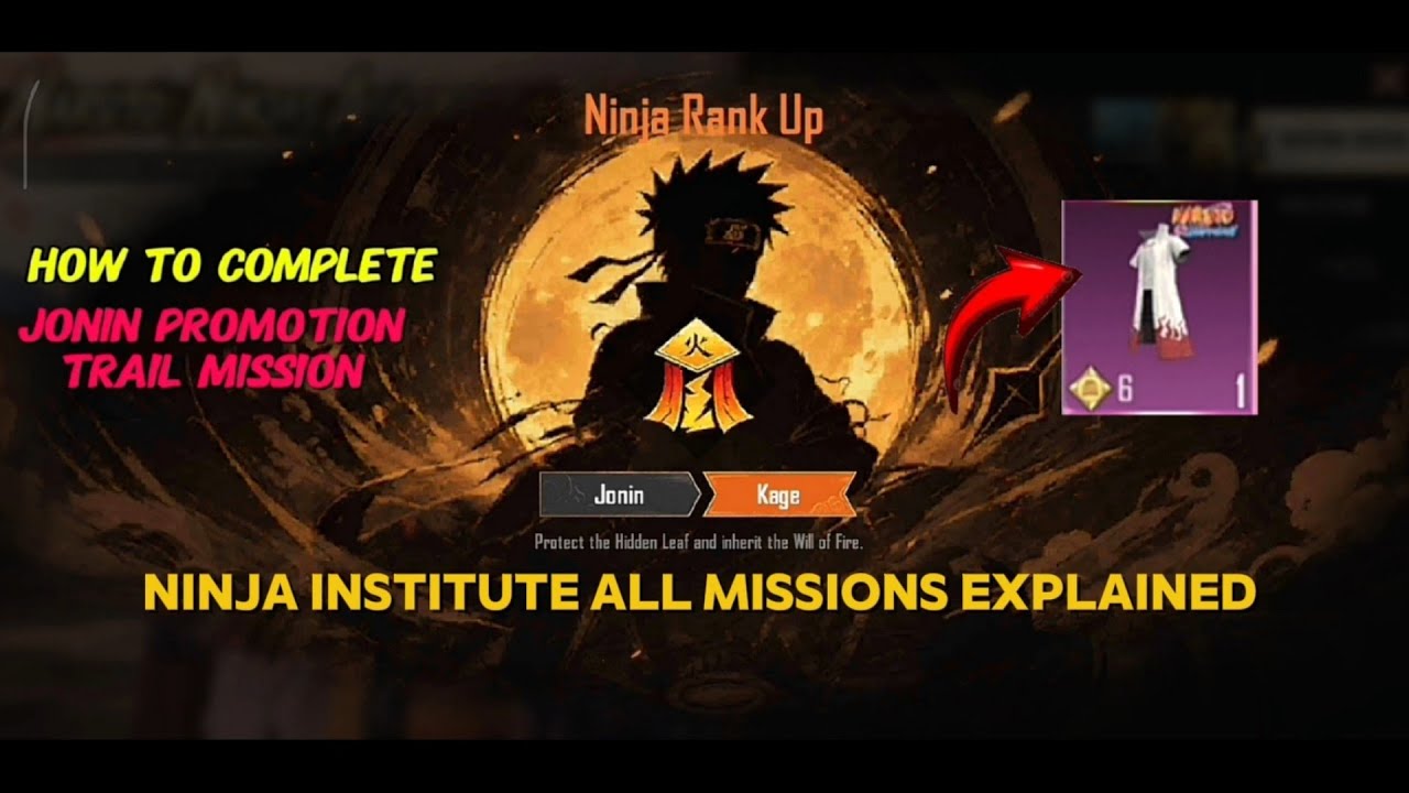 HOW TO COMPLETE NINJA INSTITUTE ALL MISSIONS | NINJA INSTITUTE KAGE/ GENIN CHUNIN JONIN MISSION 