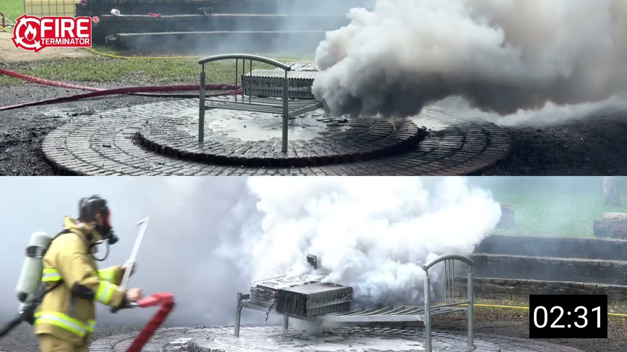 🔥 EV Battery Fire Suppression Test – (50kW Lithium-Ion) 🔥