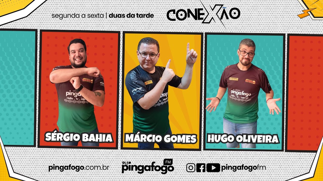 Programa CONEXÃO com Márcio Gomes, Hugo Oliveira e Sergio Mauricio - 03-03💬🎧