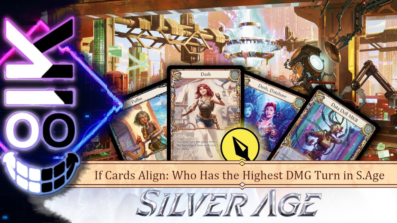Mech Mayhem Stacked Silver Age, Highest DMG Play | Dash & Data Doll & Puffin | Flesh and Blood TCG