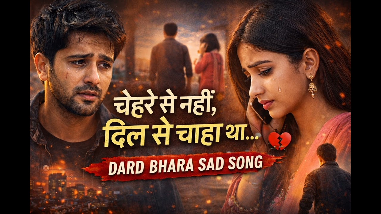 Chehre Se Nahi Dil Se Chaha Tha | Dard Bhara Sad Song | Heart Touching Breakup Song | Hindi Sad Song
