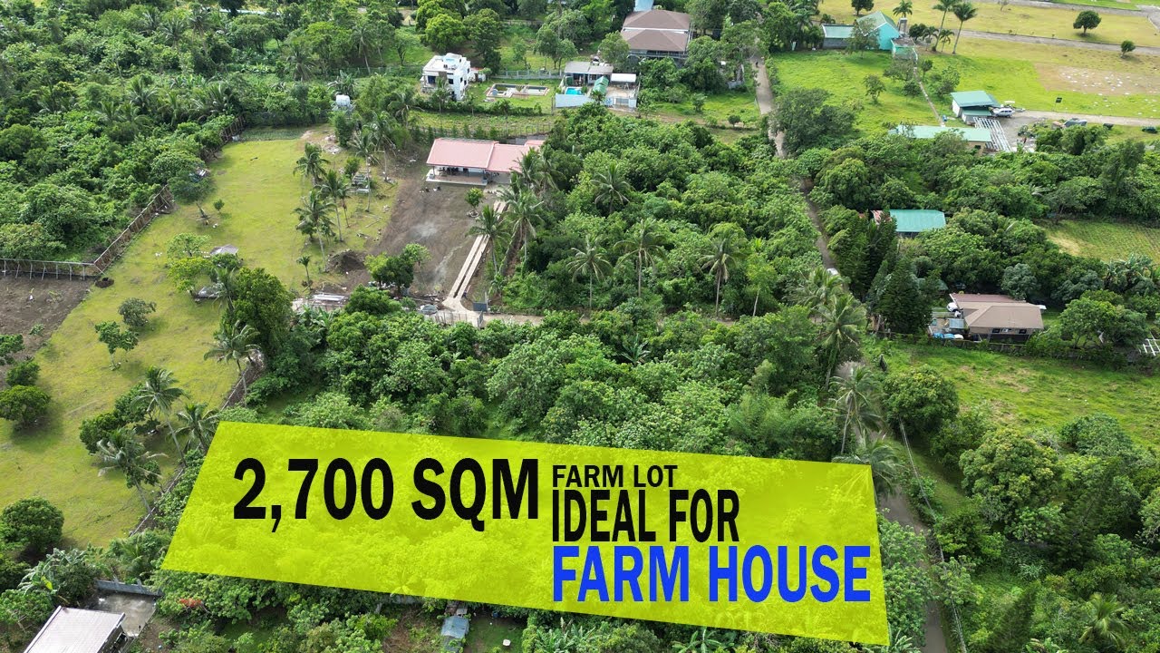 FARM LOT TOUR A41 IDEAL FOR RESORT, FARM HOUSE, STAYCATION HOUSE OR COFFEE HOUSE NEAR CABATEX