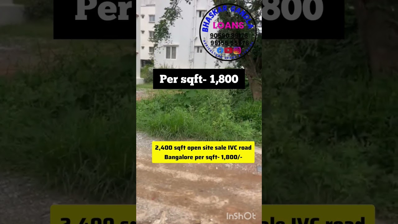 PLOT FOR SALE ||  AIRPORT ROAD / IVC ROAD