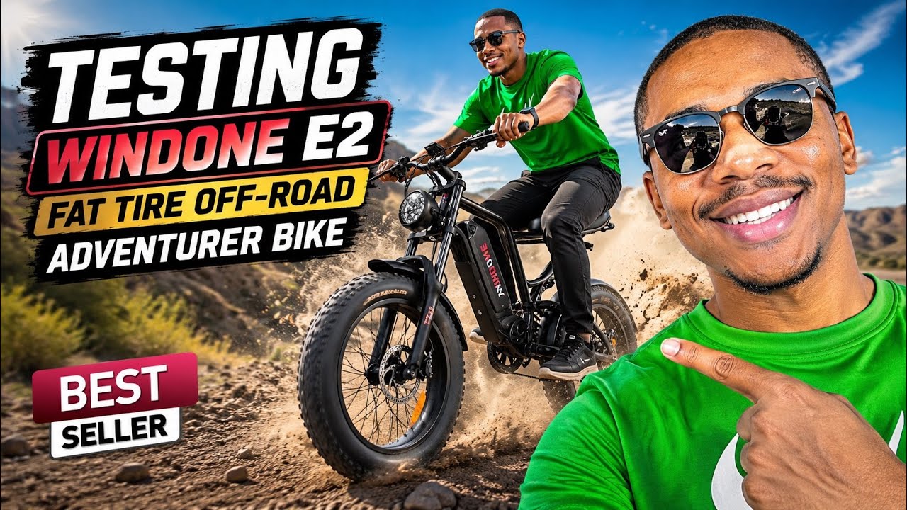 Windone E2 Fat Tire Off-Road Adventurer Bike | Unboxing | Set Up | Test Ride | Review