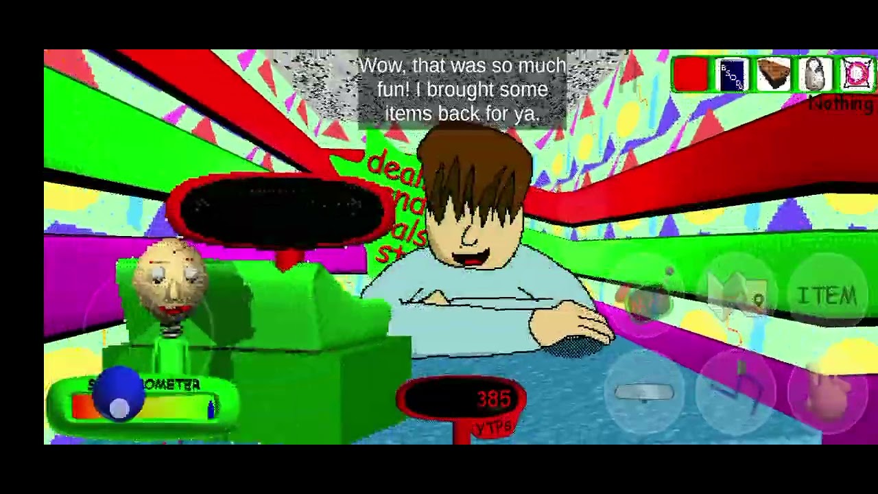 Playing baldi basic plus