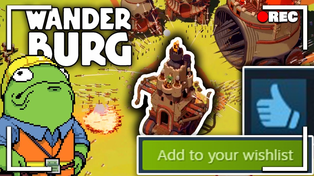 Wanderburg, A GIANT CASTLE TANK SURVIVAL Battle Royale Action RPG Roguelike