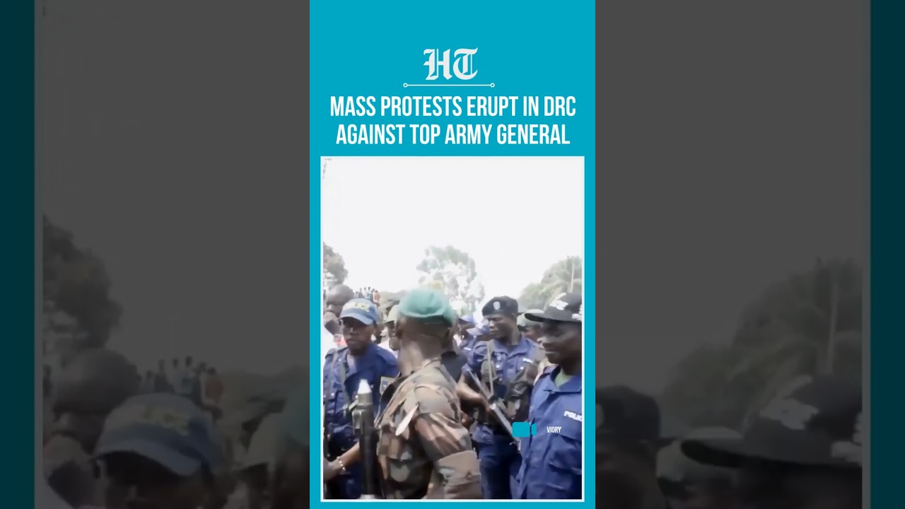 Thousands Protest In Congo&rsquo;s Uvira Demanding Removal Of General Gasita Over M23 Rebel Ties | #shorts