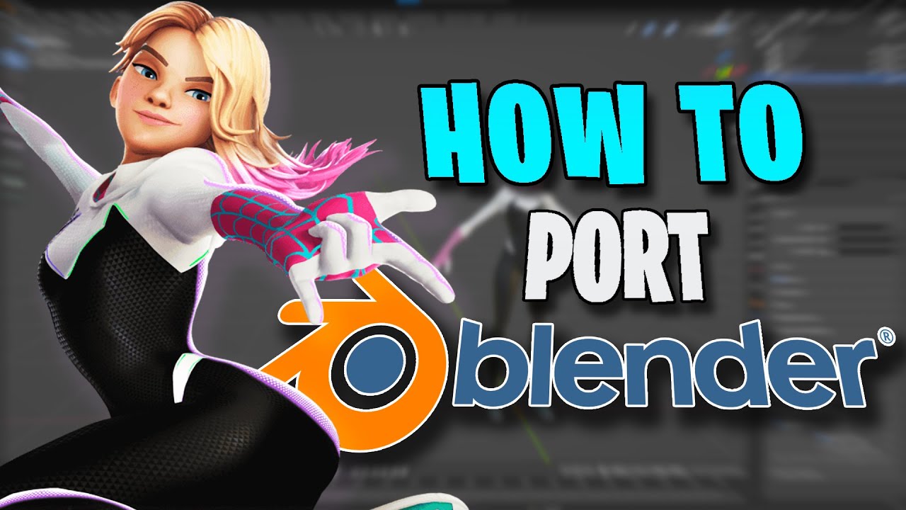 How To Port Fortnite Skins To Blender