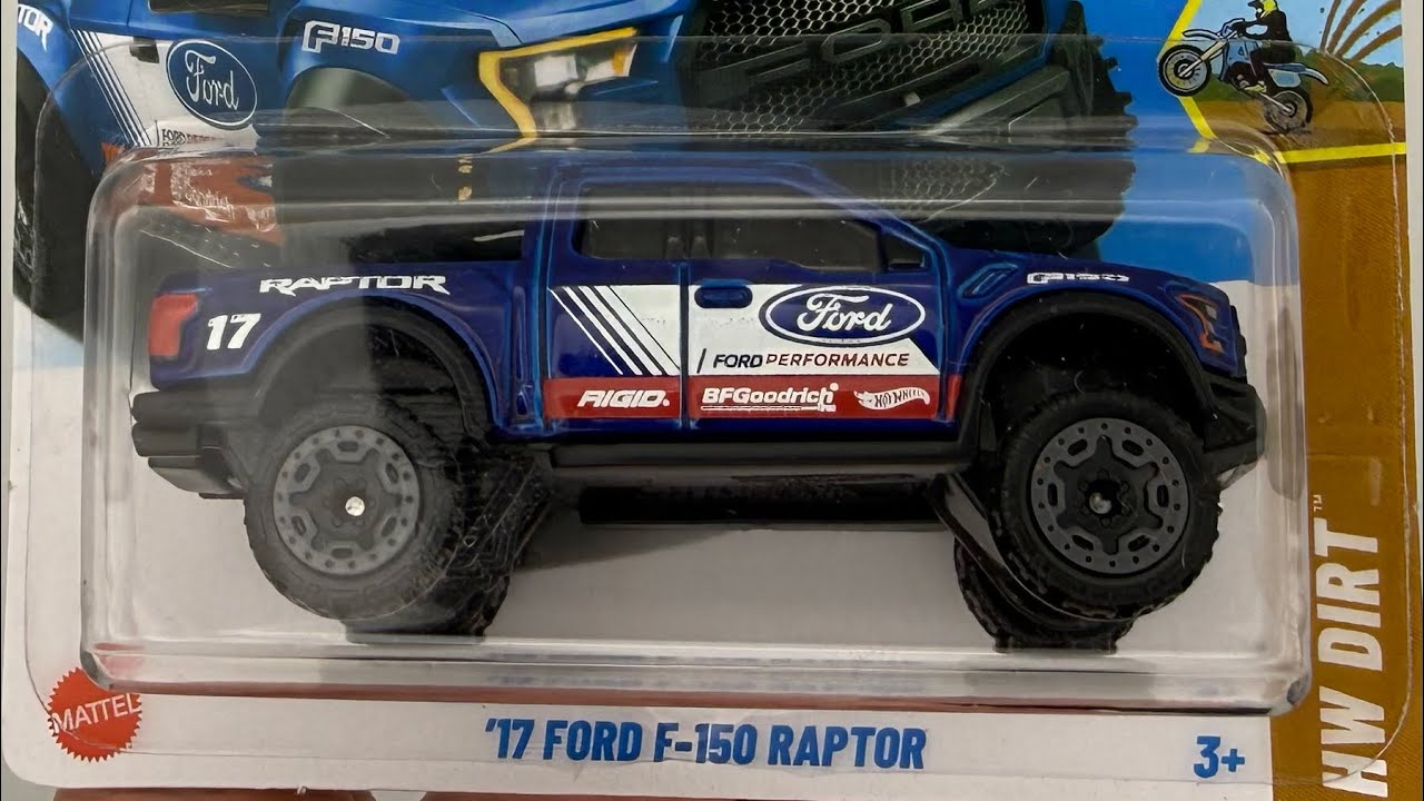 HOT WHEELS 17 FORD F-150 RAPTOR 9/19 HW DIRT VON 2024 