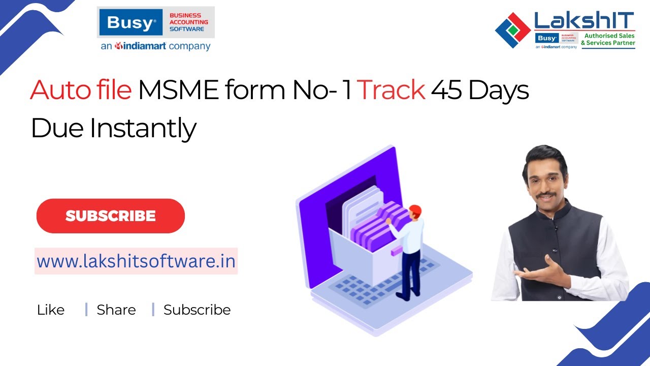 Auto file MSME form No- 1 Track 45 Days Due Instantaly