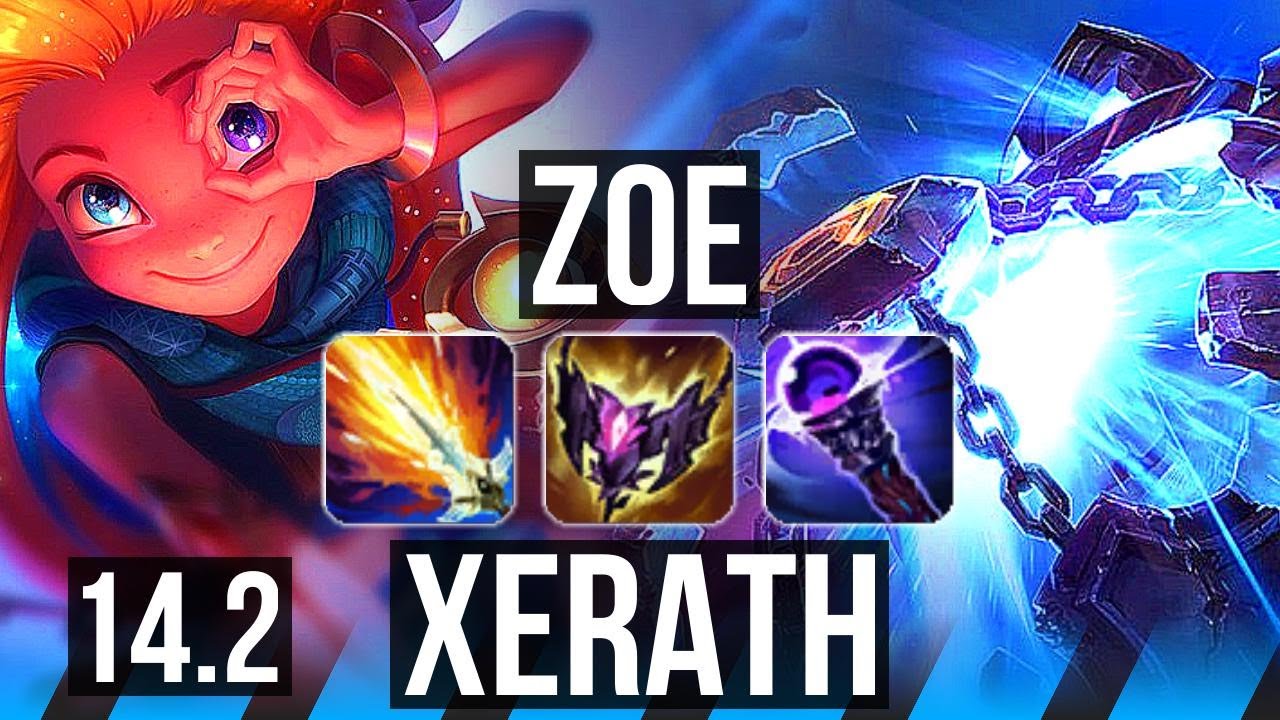 ZOE vs XERATH (MID) | 70% winrate, 10/4/11 | KR Diamond | 14.2