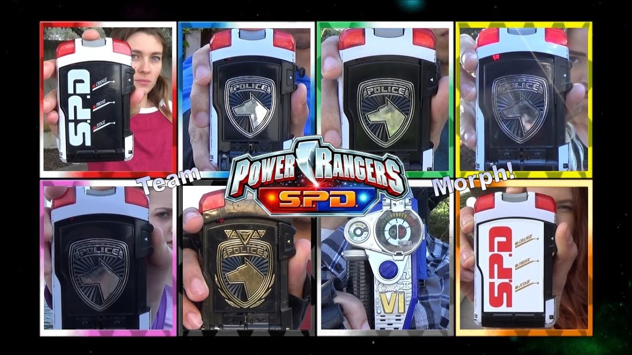 8. Команда рейнджеров Морф (Power Rangers S.P.D.) *Дань фаната / Ретро-стиль*