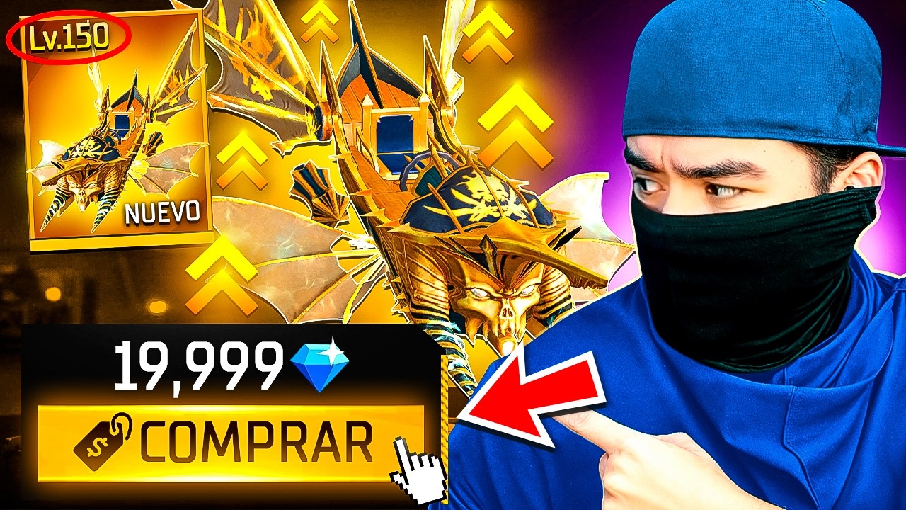 GASTE 20,000 DIAMANTES para OBTENER la MEJOR ALA DELTA de FREE FIRE Y ESTO PASO / Cuñado YT