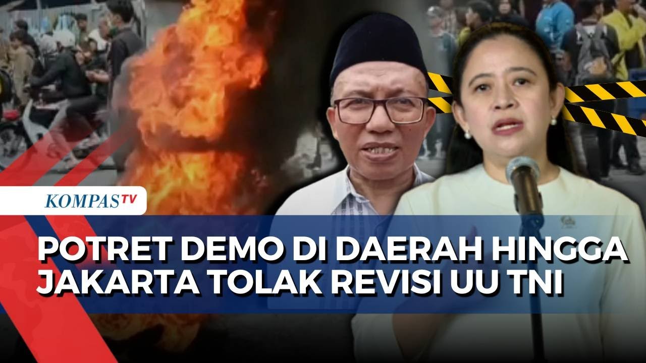 [FULL] Deretan Unjuk Rasa di Semarang, Bandung, hingga Jakarta Tolak Revisi UU TNI