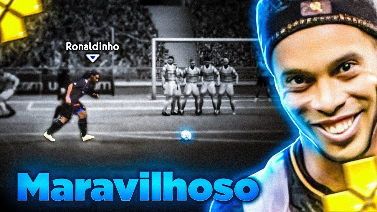 Esse jogo tem o Ronaldinho Prime... ☠️ (PPSSPP)