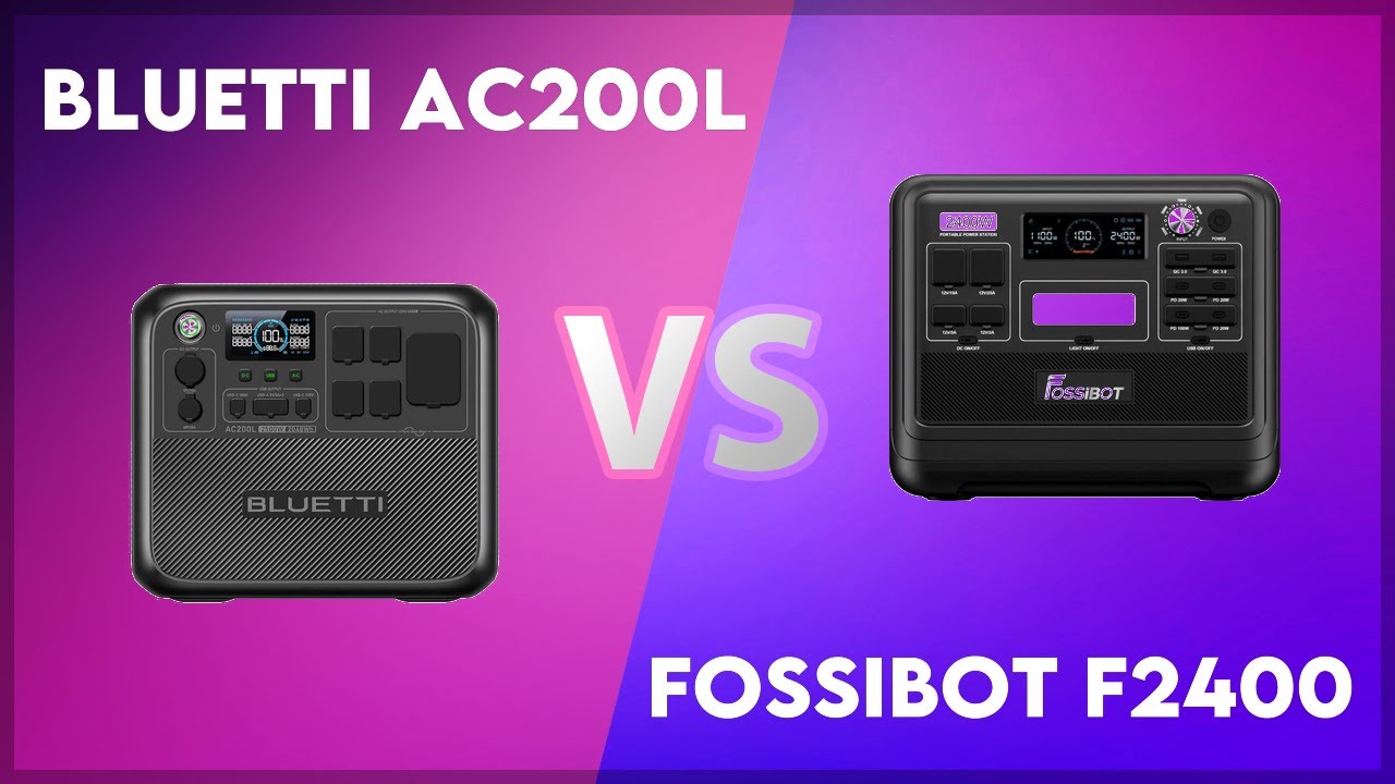 Bluetti AC200L vs Fossibot F2400 Technical Comparison