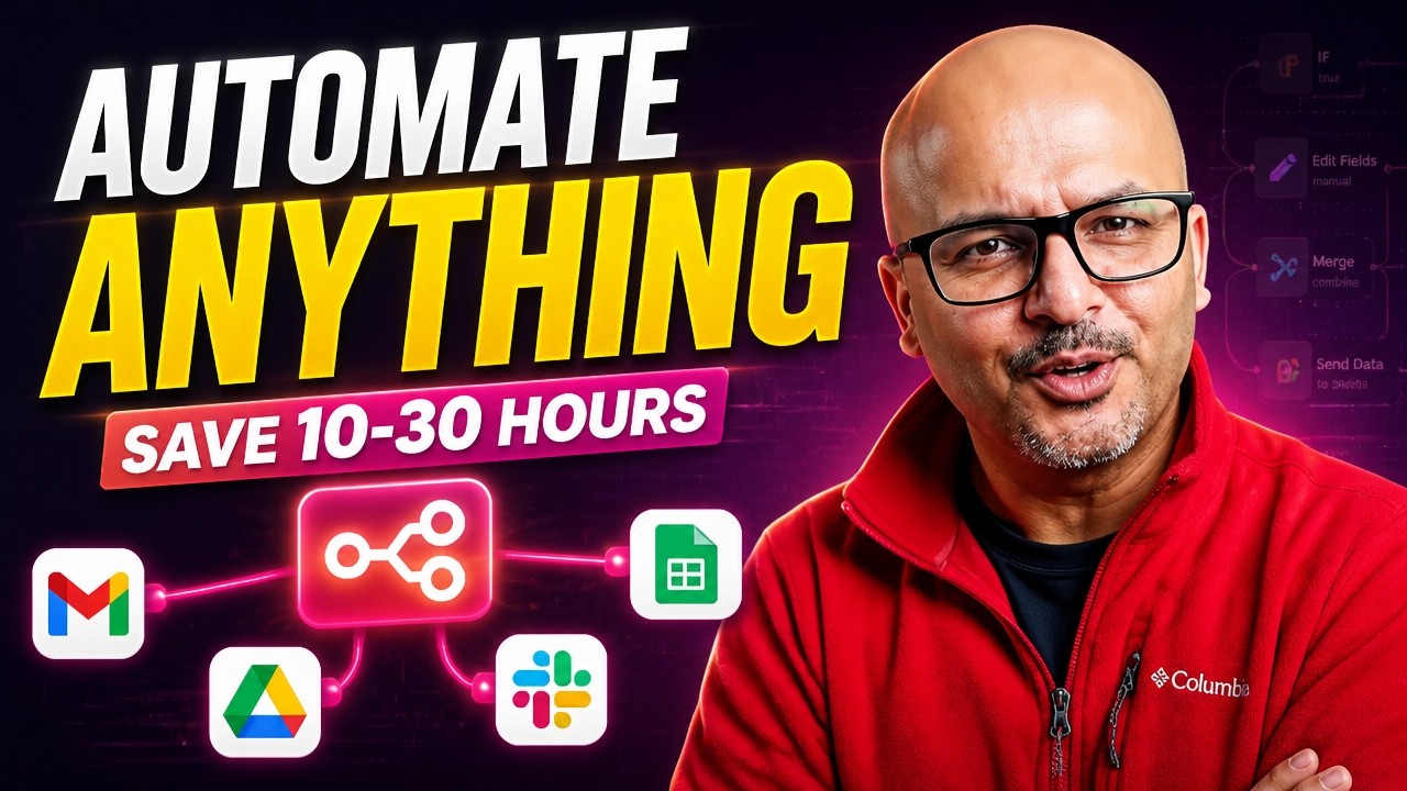 n8n Full Course Masterclass 2026 - Part 1/2 | Installation, Core Nodes, Data, & Error Handling
