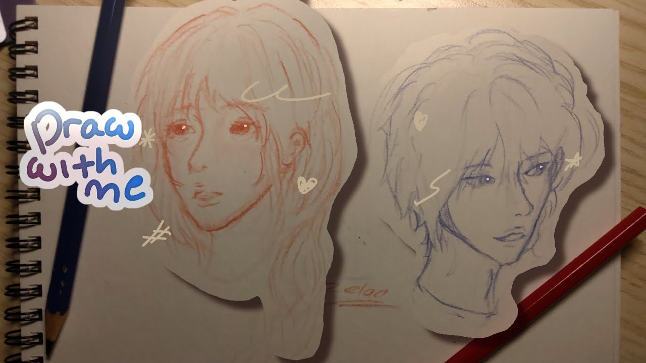 Draw with me!! || Drawing process || Portrait