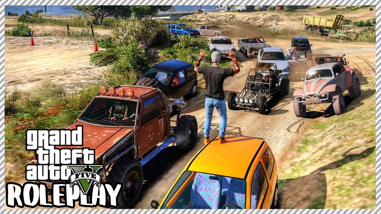 GTA 5 Roleplay - Cheap Junker Dirt Track Rally Race | RedlineRP #23