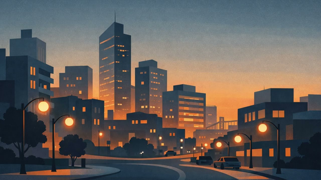 After Six ,A smooth urban jazzhop mix inspired by the quiet energy of the city after work.