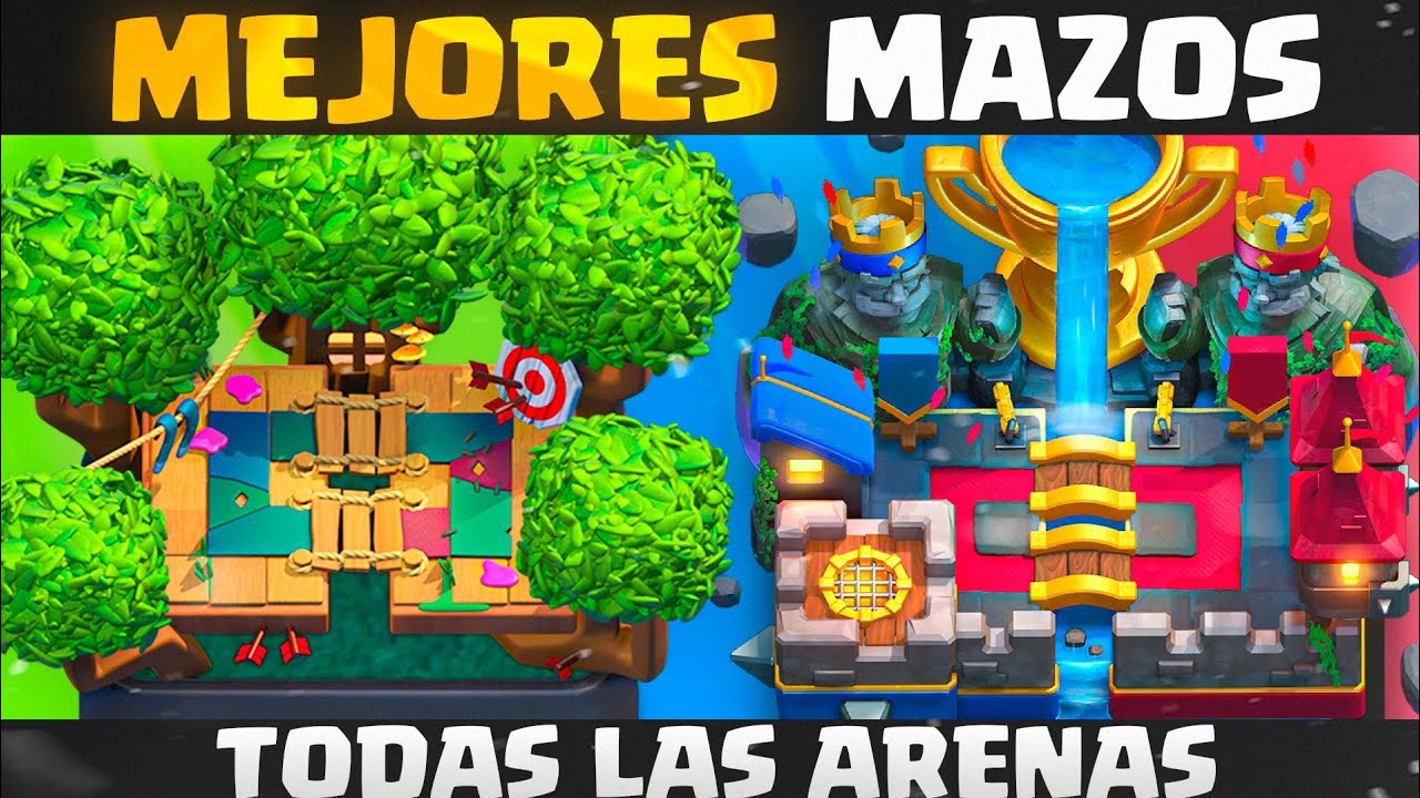 MEJORES mazos para cada ARENA en Clash Royale 2025 #clashroyale 