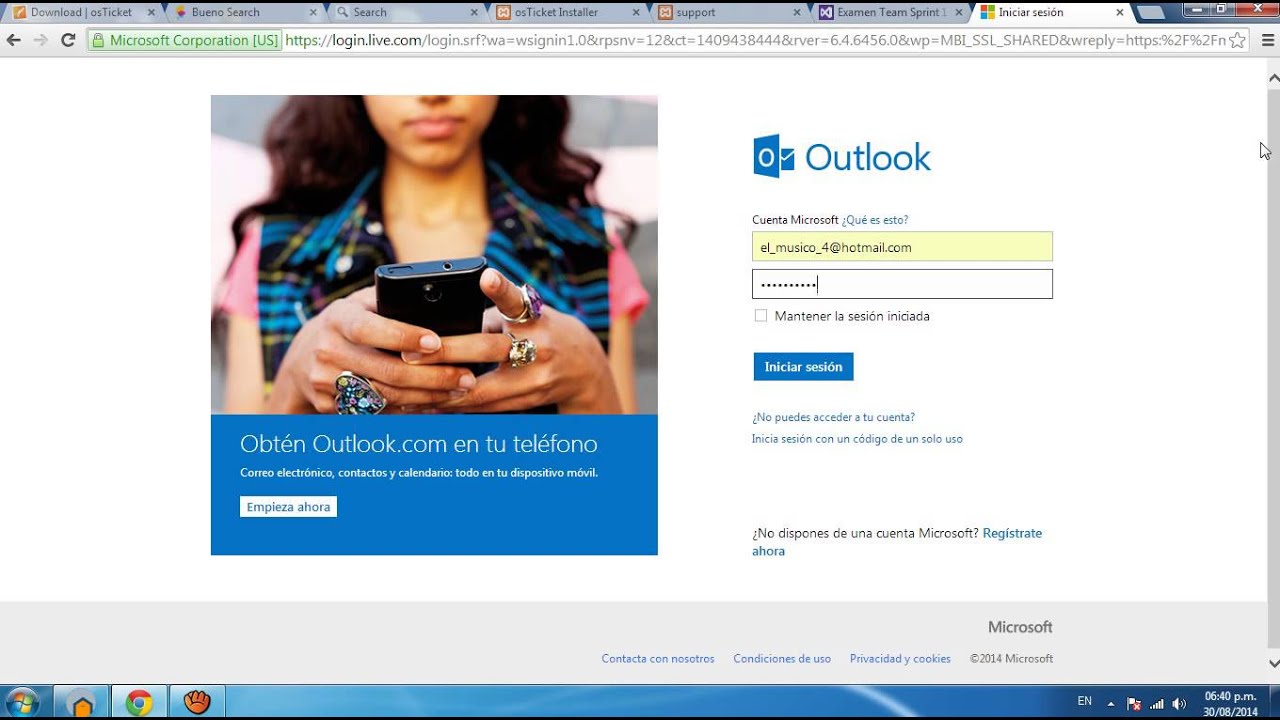 Crear tickets en OsTicket