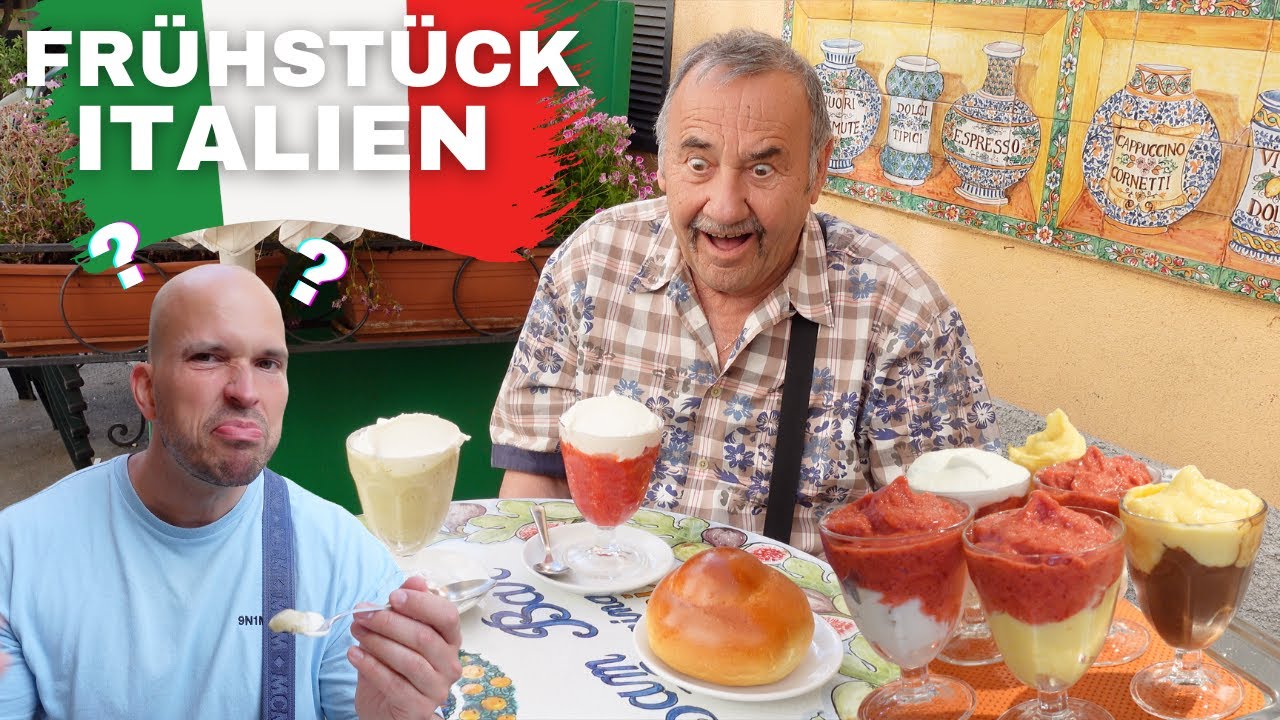 WAS FRÜHSTÜCKEN die ITALIENER in Sizilien? 🇮🇹🍕🍝🍦🇮🇹 | Dieses Frühstück gibt es nicht in Deutschland!