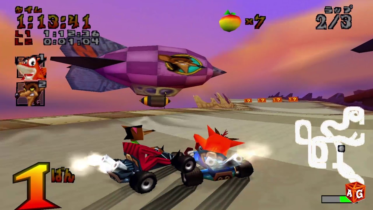 Crash Team Racing (Japanese Version) - All Bosses [1st Places].