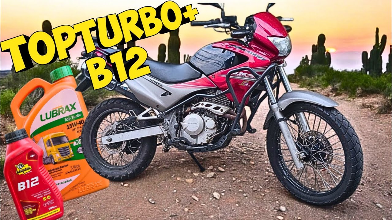 LUBRAX TOPTURBO + BARDAL B12 NA HONDA NX FALCON (2&deg; TROCA)🛢️