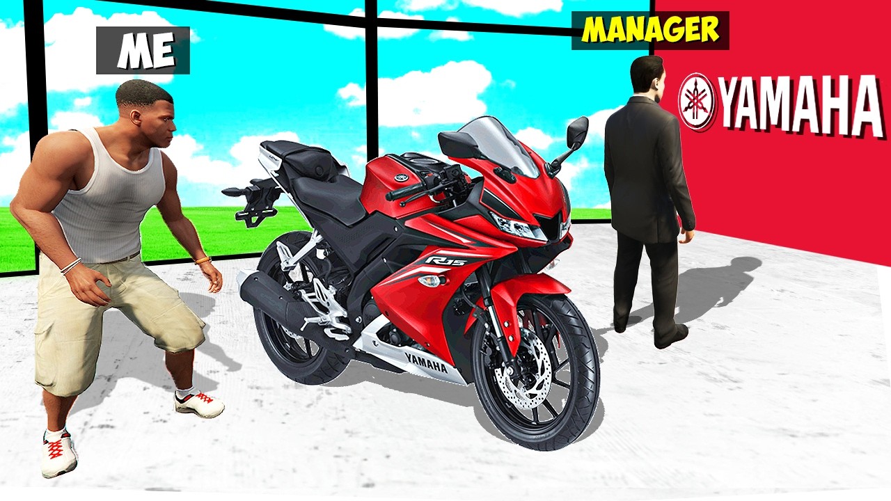 Stealing EVERY YAMAHA Bike From THE SHOWROOM in GTA 5!