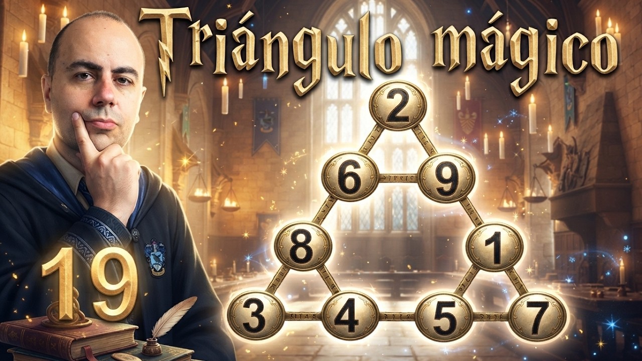 TRIÁNGULO MÁGICO 🔺 Matemático | TODO suma 19