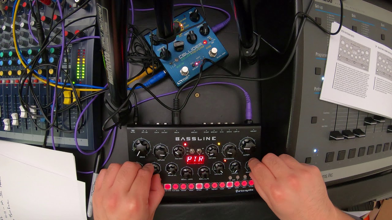 Building the Ultimate Live Techno Rig Part 1: Erica Synths DB-01 Bassline 16 Patterns In 45 Minutes