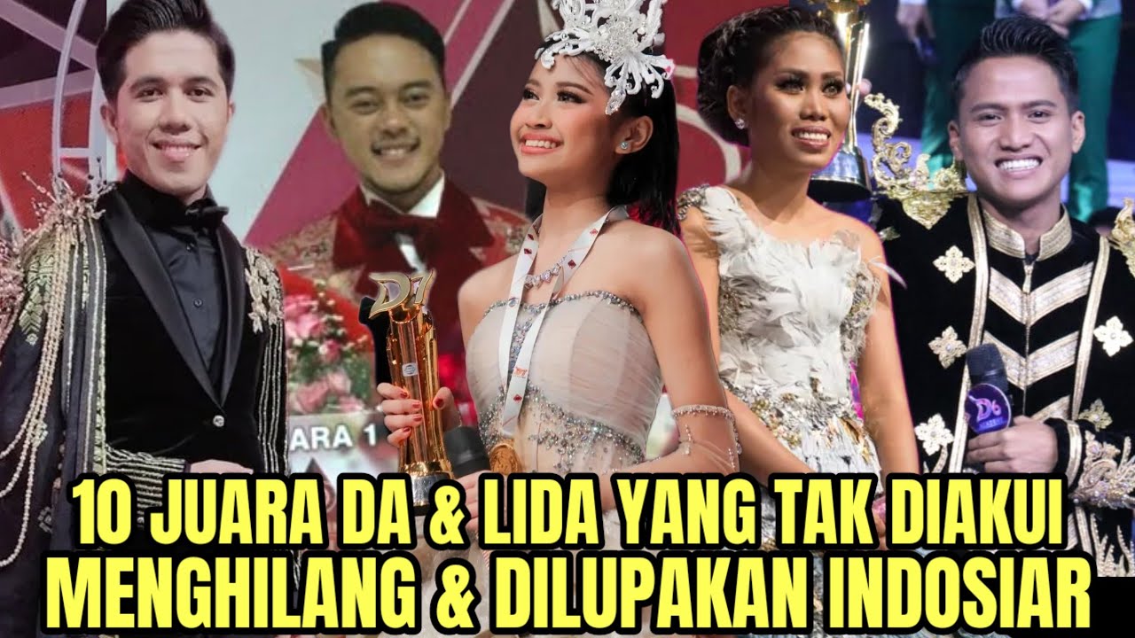 KURANG POPULER  !! INILAH 10 JUARA D'ACADEMY DAN LIDA YANG DILUPAKAN & MENGHILANG DARI TV INDOSIAR 