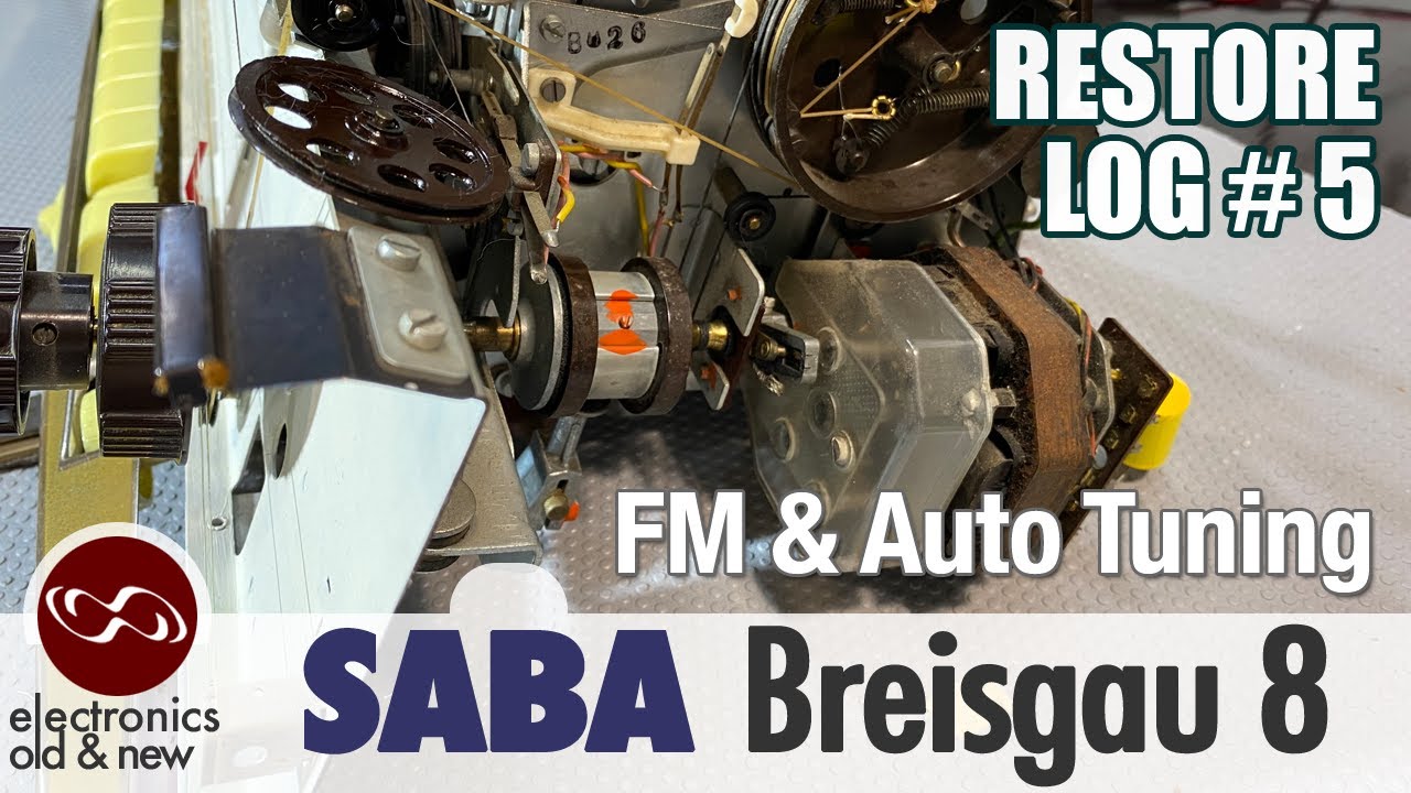SABA Breisgau 8 pt. 5. We have FM, and it's time to start on the automatic tuning.