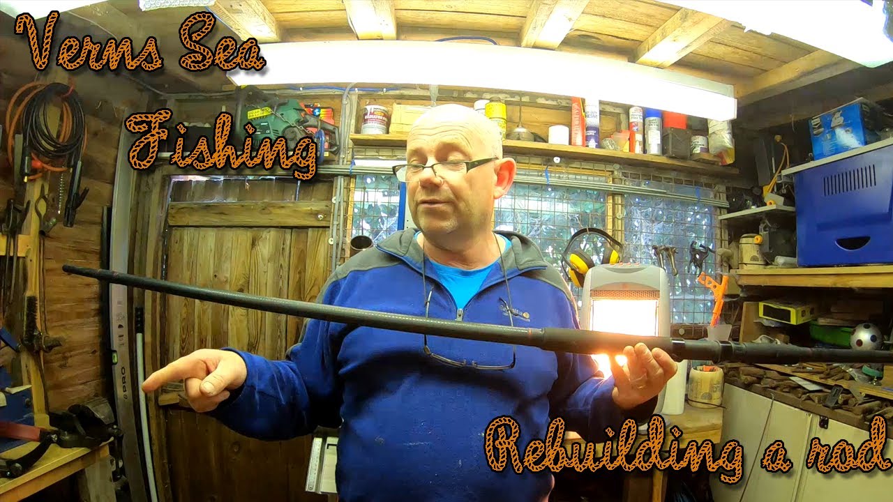 VERNS SEA FISHING | REBUILDING A FISHING ROD LEEDA ICON