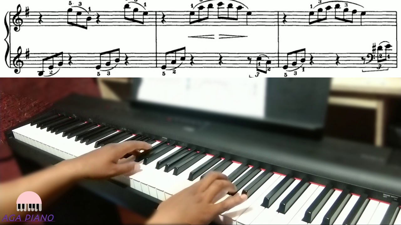 Burgmuller--op 100 no 21. L'Harmonie Des Anges (Score)