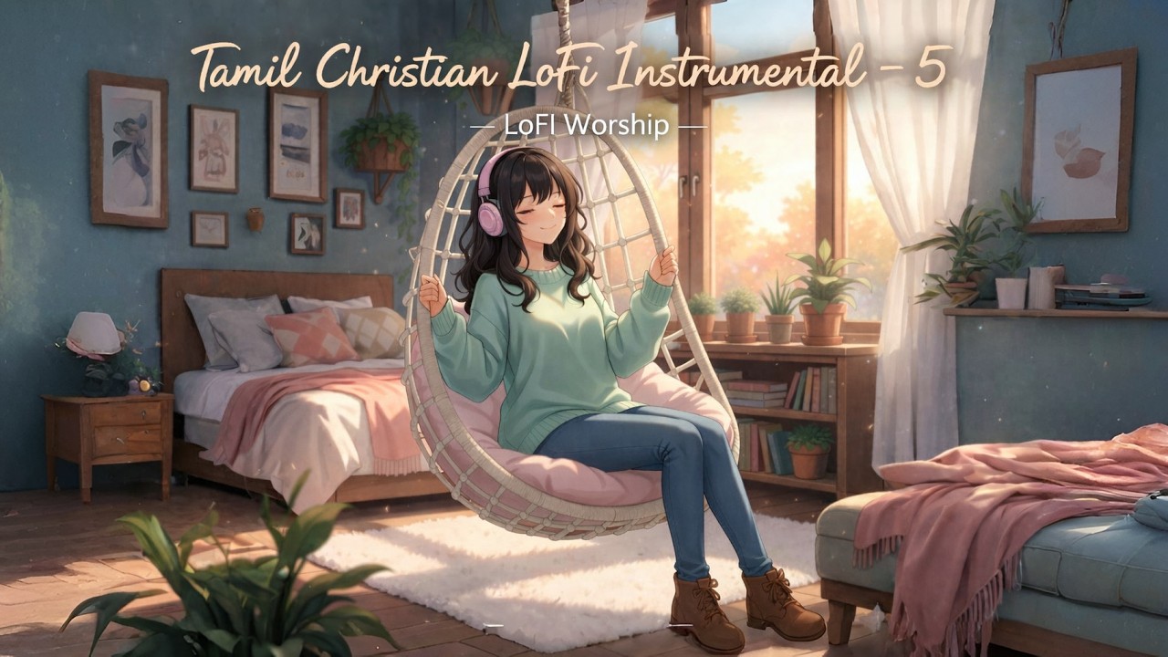 Tamil Christian Instrumental LoFi Mix | 1 Hour Relaxing Worship for Sleep, Study & Prayer 🎧✨