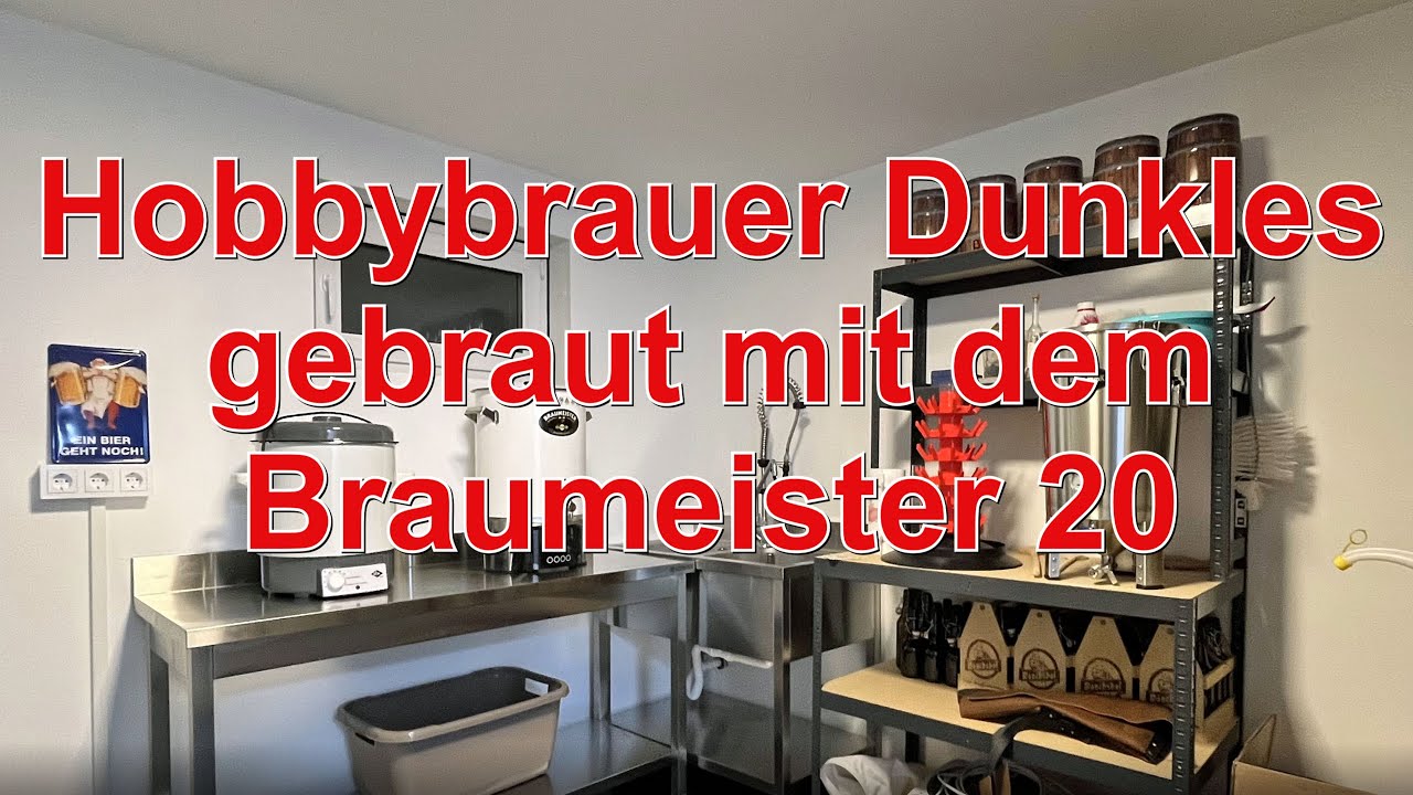 Hobbybrauer Dunkles - gebraut mit dem Speidel Braumeister 20