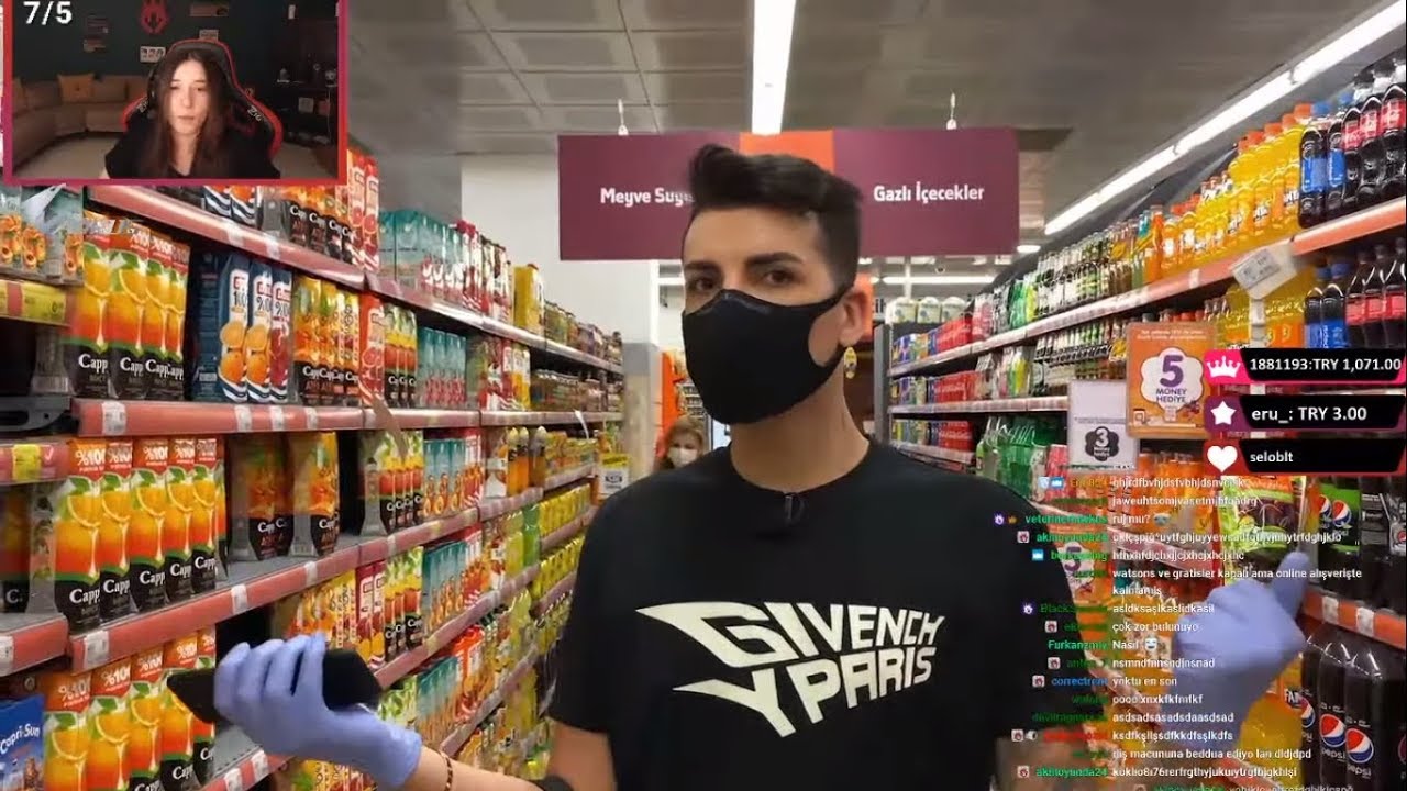 Pqueen - Kerimcan Durmaz ''Karantina Günleri İçin Alışveriş Yaptım!'' İzliyor
