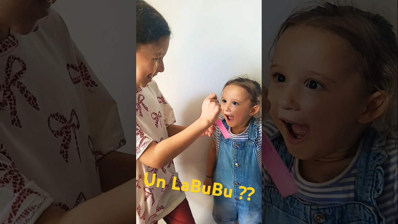 Mouna OFFRE un LABuBu &agrave; Ma&iuml;ssa 😲 #labubu #faitepercer #shorts #humour #present