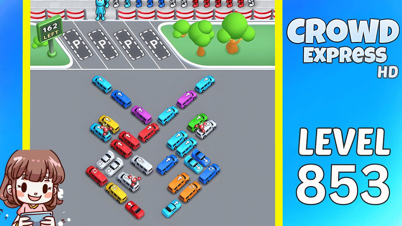 Crowd Express Level 853 Solution Walkthrough